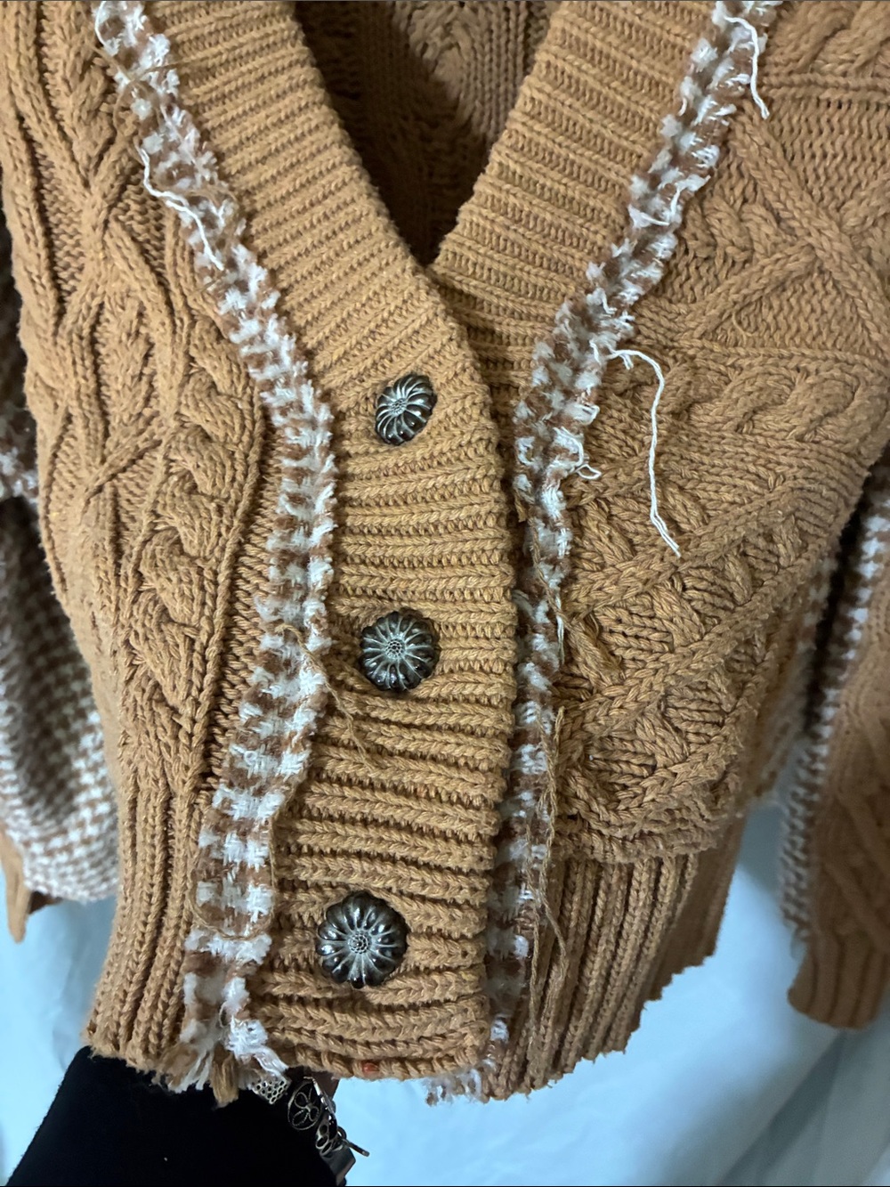 POL Cropped Oversized Cardigan - Picture 5 of 7